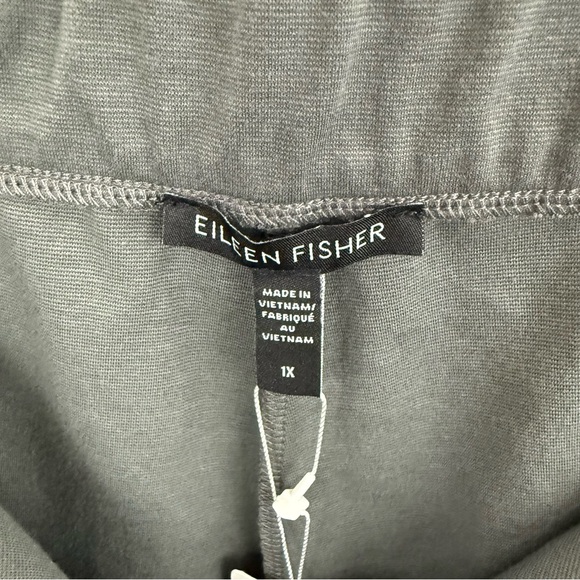 Eileen Fisher Slate Gray Slouchy Ankle Pants Size 1X NWT - Picture 13 of 15